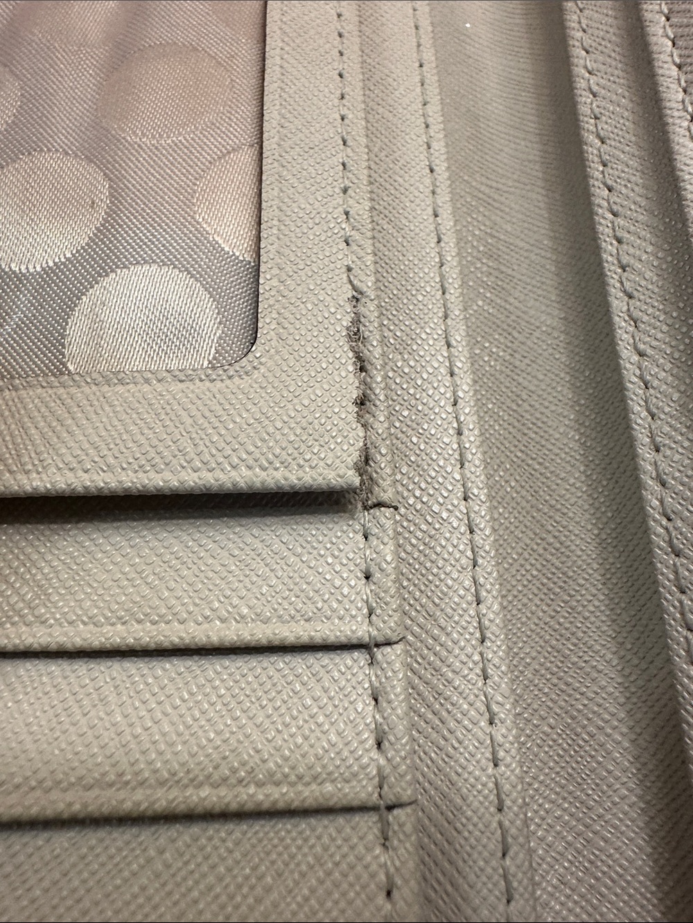 kate spade Pebbled Small Wallet in Light Beige - Picture 4 of 11